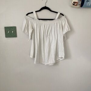 White We the Free Off-Shoulder Women's Top